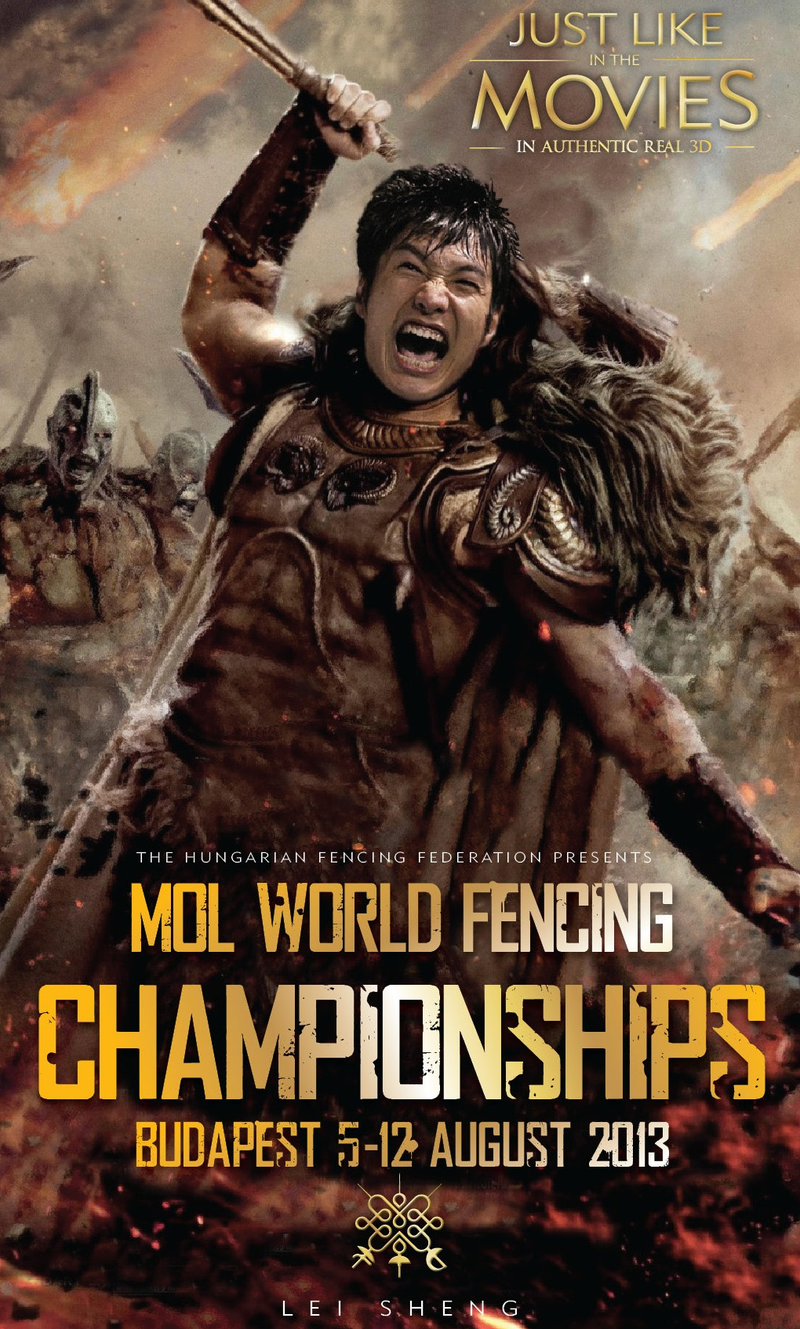 Illustration for article titled These Crazy Posters Will Get You So Amped For Fencing